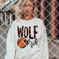 Wolf Pride/Spirit Any Sport Custom Sublimation or DTF Transfer