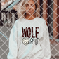 Wolf Pride/Spirit Any Sport Custom Sublimation or DTF Transfer