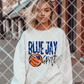 Blue Jay Pride/Spirit Any Sport Custom Sublimation or DTF Transfer.