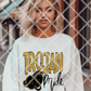Trojan Pride/Spirit Any Sport Custom Sublimation or DTF Transfer.