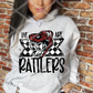 We Are Rattlers School Spirit Sublimation or DTF Transfer
