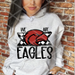 Eagles School Spirit Sublimation or DTF Transfer