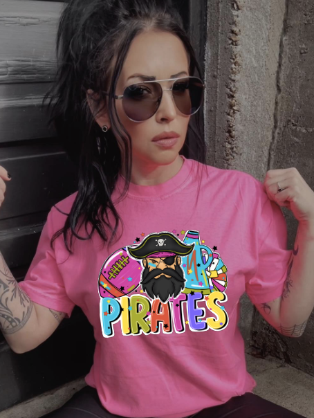Pirates School Spirit Sublimation or DTF Transfer