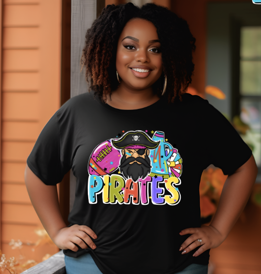 Pirates School Spirit Sublimation or DTF Transfer