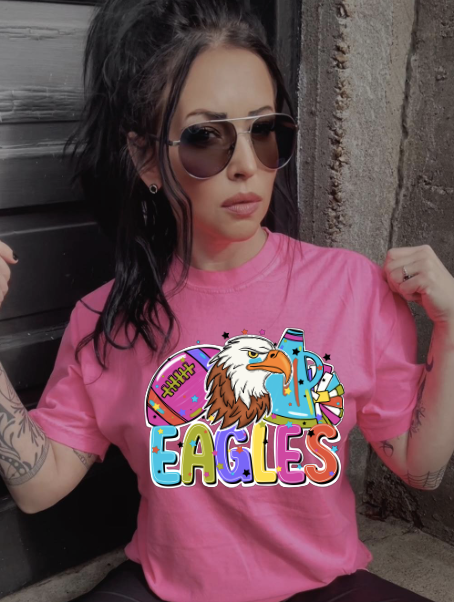 Eagles School Spirit Sublimation or DTF Transfer