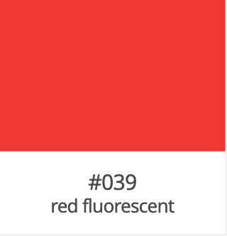 Oracal 651 Red Fluorescent