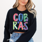 Cobras Cheery School Spirit Sublimation or DTF Transfer