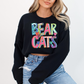Bear Cats Cheery School Spirit Sublimation or DTF Transfer