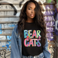 Bear Cats Cheery School Spirit Sublimation or DTF Transfer