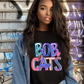Bobcats Cheery School Spirit Sublimation or DTF Transfer