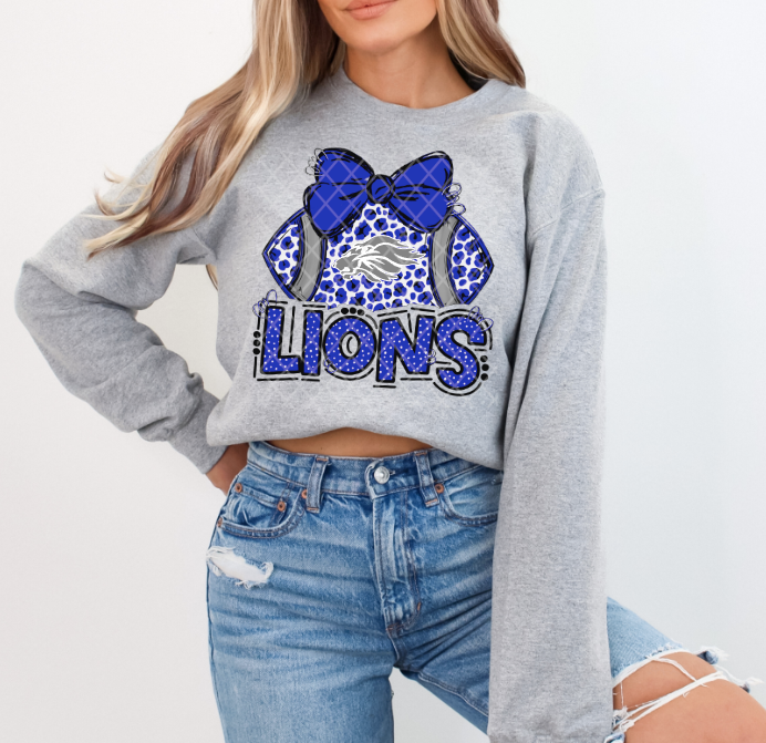 Lions Sublimation or DTF Transfers