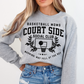 Basketball Mom Court Side Club Sublimation or DTF Transfers