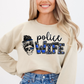 Police wife, Sublimation Transfer, Ready to Press Transfer