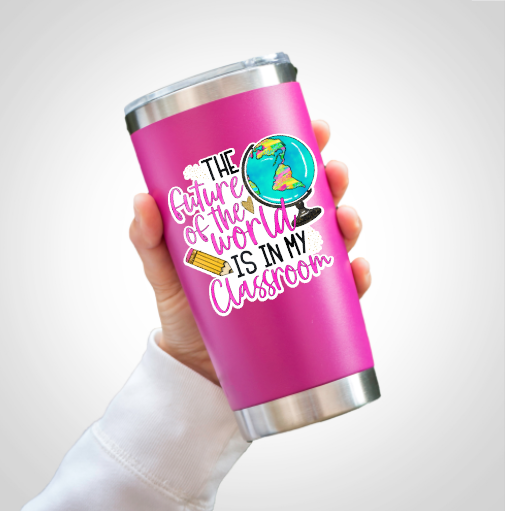 Teacher Occupation Stickers, 4 Pack, Permanent Vinyl Decals ($1.50 each)