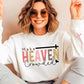 Make Heaven Crowded with sleeve Sublimation or DTF Transfers
