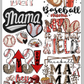 Baseball Pre-Made Gang Sheet