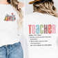 Teacher Gang Sheet 22x36 inches