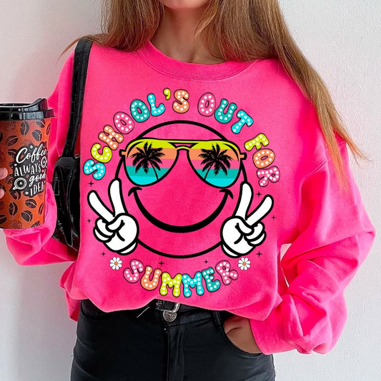 School is out for the summer Ready to Press DTF Transfer