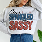 Star Spangled and Sassy, Ready to Press DTF Transfer