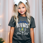 Rams Fan Club in white School Spirit Sublimation or DTF Transfer
