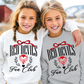 Red Devils Fan Club in black School Spirit Sublimation or DTF Transfer