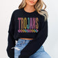 Trojans School Spirit Sublimation or DTF Transfers