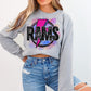 Rams School Spirit Sublimation or DTF Transfers