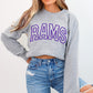 Rams Purple (any color) School Spirit Sublimation or DTF Transfer