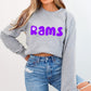 Rams Purple (any color) School Spirit Sublimation or DTF Transfer