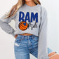 Ram Pride Basketball School Spirit Sublimation or DTF Transfer