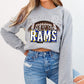 Rams School Spirit Sublimation or DTF Transfer