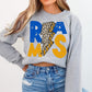 Rams School Spirit Sublimation or DTF Transfer
