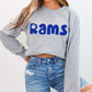 Rams School Spirit Sublimation or DTF Transfer