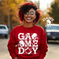 Football Game Day white with pocket Sublimation or DTF Transfers