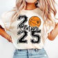 Basketball Senior Sublimation or DTF Transfers