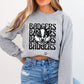 Badgers Wink Eye Sublimation or DTF Transfers
