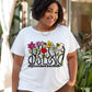 Dyslexia Awareness Sublimation or DTF Transfers