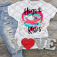 Arkansas Hogs and Kisses Sublimation or DTF Transfers