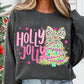 Holly Jolly Sublimation or DTF Transfer