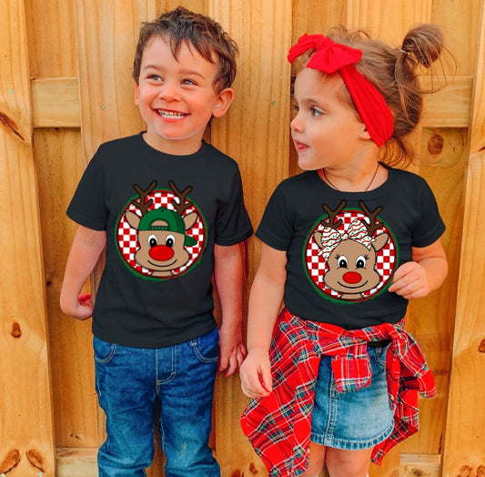 Reindeer Boy Version Sublimation or DTF Transfers