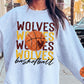 Wolves Basketball in white Sublimation or DTF Transfers