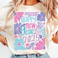 Happy New Year Sublimation or DTF Transfers