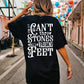 You can't throw stones while washing feet Sublimation or DTF Transfers