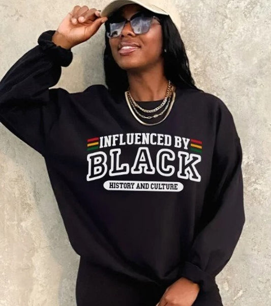 Influenced by Black History DTF Ready to Press Transfer