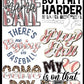 Baseball Pre-Made Gang Sheet