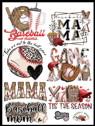 Baseball Pre-Made Gang Sheet