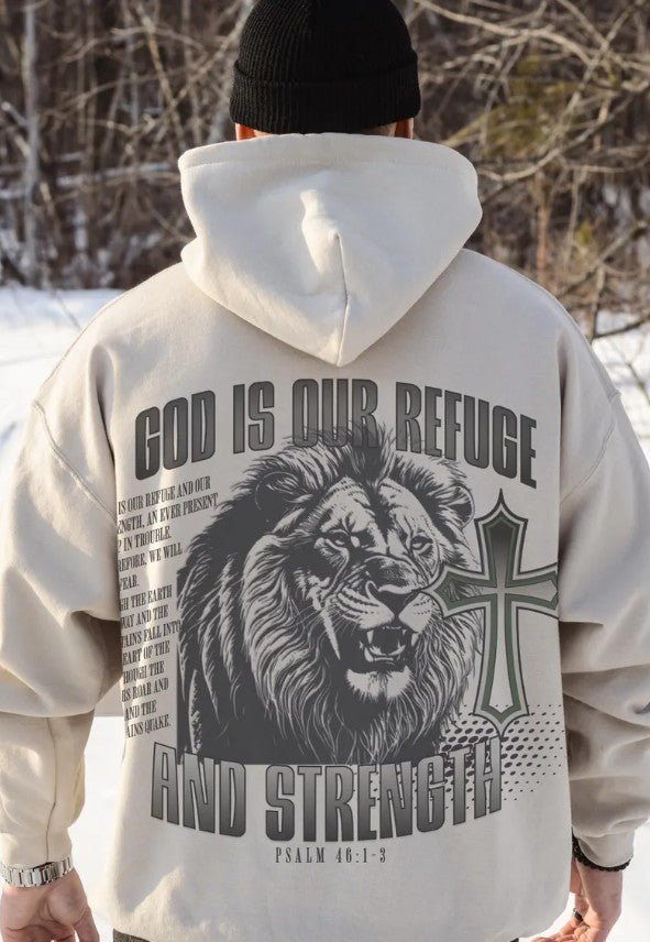 God is our Refuge Sublimation or DTF Transfers