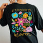 Let Kindness Bloom Sublimation or DTF Transfers