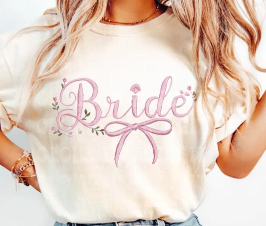 Bride, Wedding Sublimation or DTF Transfers