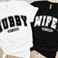 Hubby or Wifey, Wedding Sublimation or DTF Transfers
